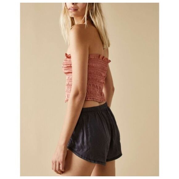 Free People Intimately Be Right Back Cropped Tube Top Size in Rose XS *fits Med - Picture 2 of 4